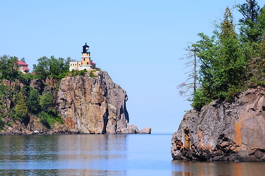 Split Rock Lighthouse in Two Harbors, Minnesota.