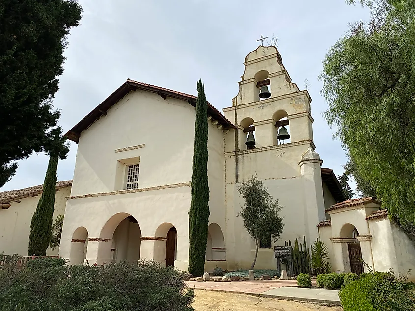 The California-based 18th century Spanish mission, San Juan Bautista.