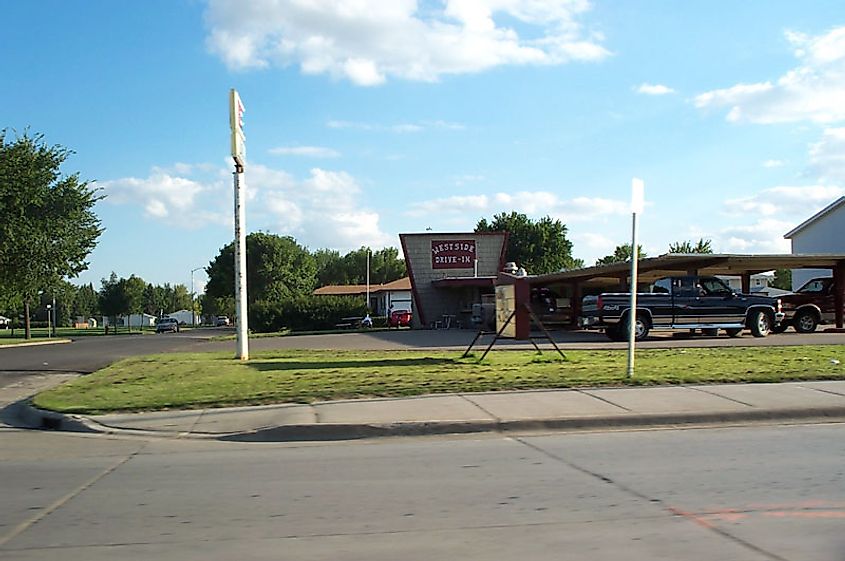 Street view of Grafton, North Dakota.