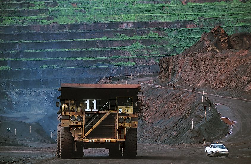 Para, Brazil, Open-Pit mine. Editorial credit: T photography / Shutterstock.com