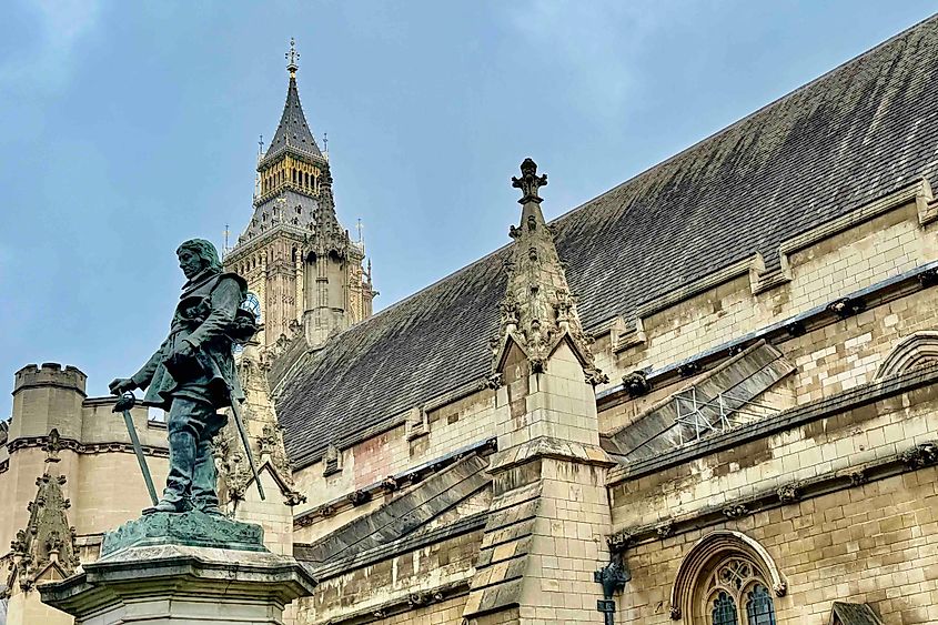 Cromwell Green at Houses of Parliament in London Image credit Bryan Dearsley