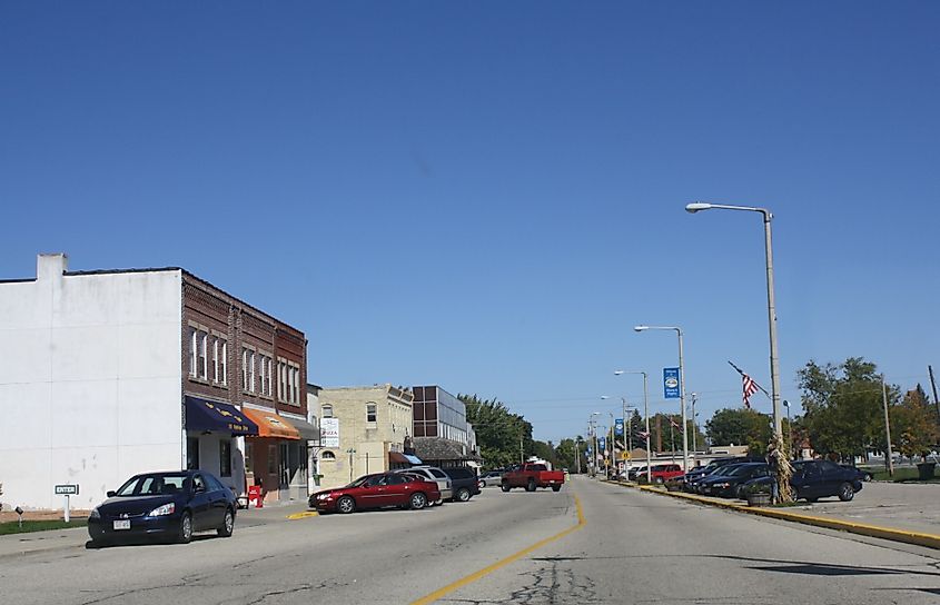 Milton, Wisconsin's downtown area