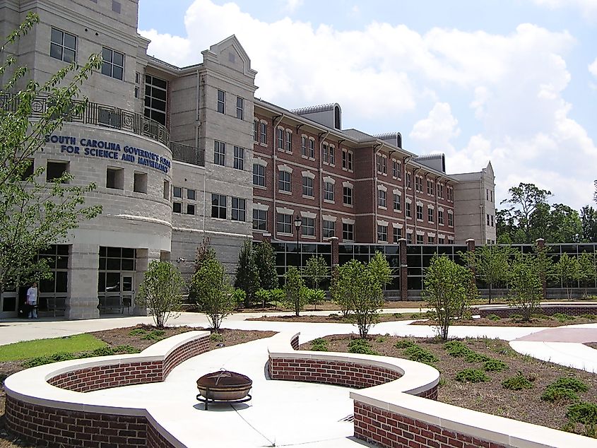 A beautiful school building in Hartsville, South Carolina.