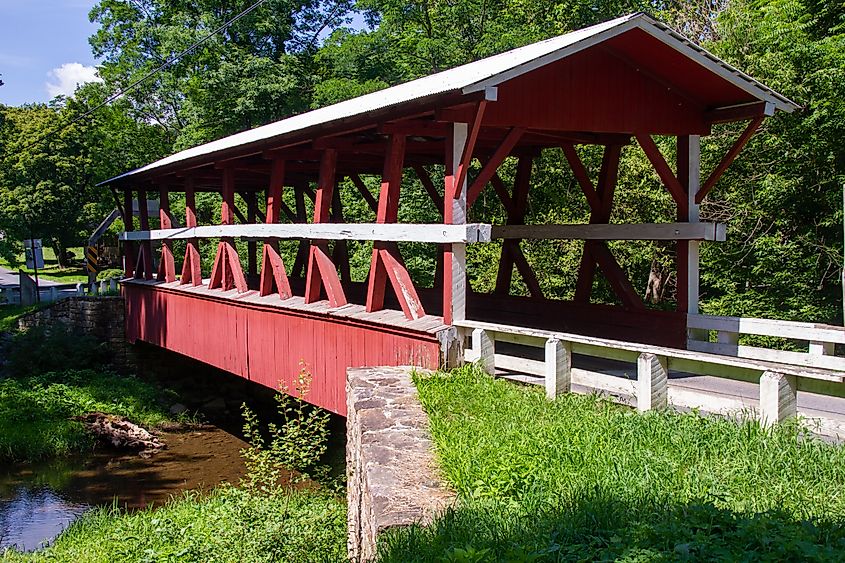 Colvin Covered Bridge in Bedford County, Pennsylvania