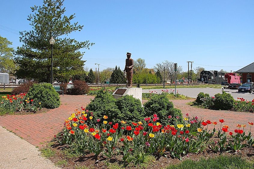 Carbondale Railroad Memorial in Illinois.