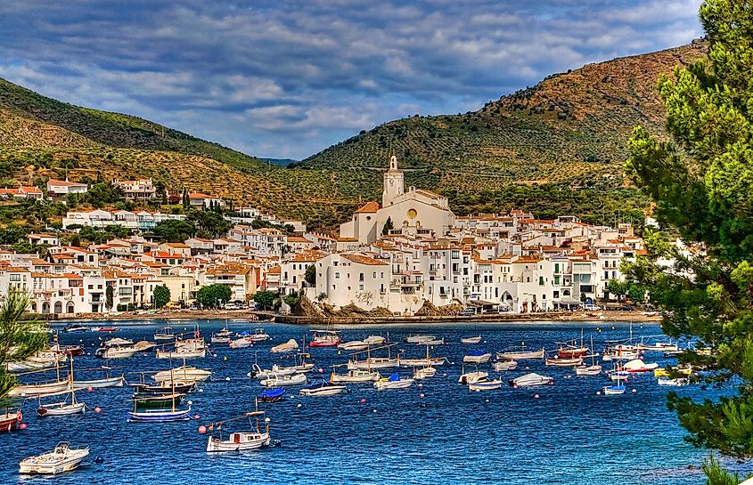 The small fishing village of Cadaqués in Spain.