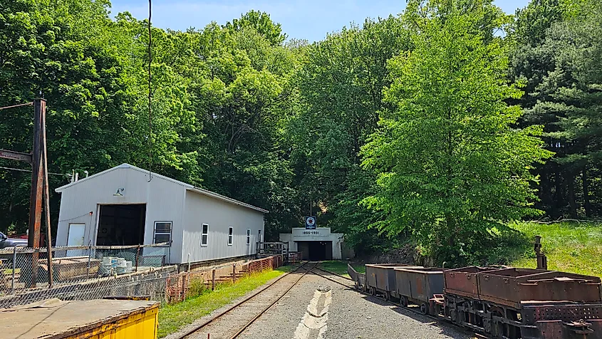 The No. 9 Coal Mine and Museum in Lansford, Pennsylvania.