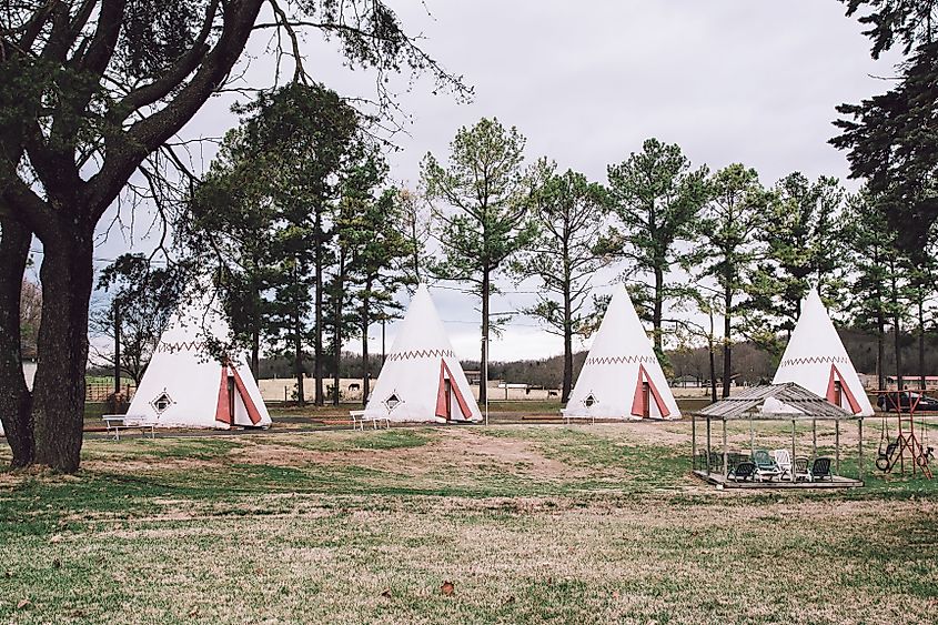 Wigwam Village Inn in Cave City, KY.