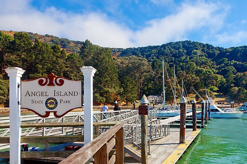 The Angel Island State Park in California.