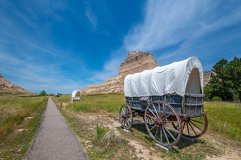 Scotts Bluff National Monument near Gering, Nebraska