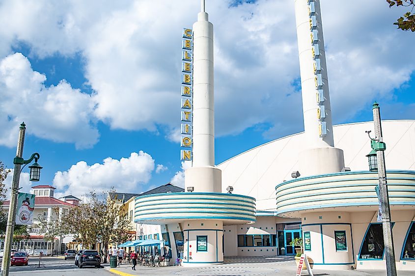 Former movie theater in the city of Celebration, Florida