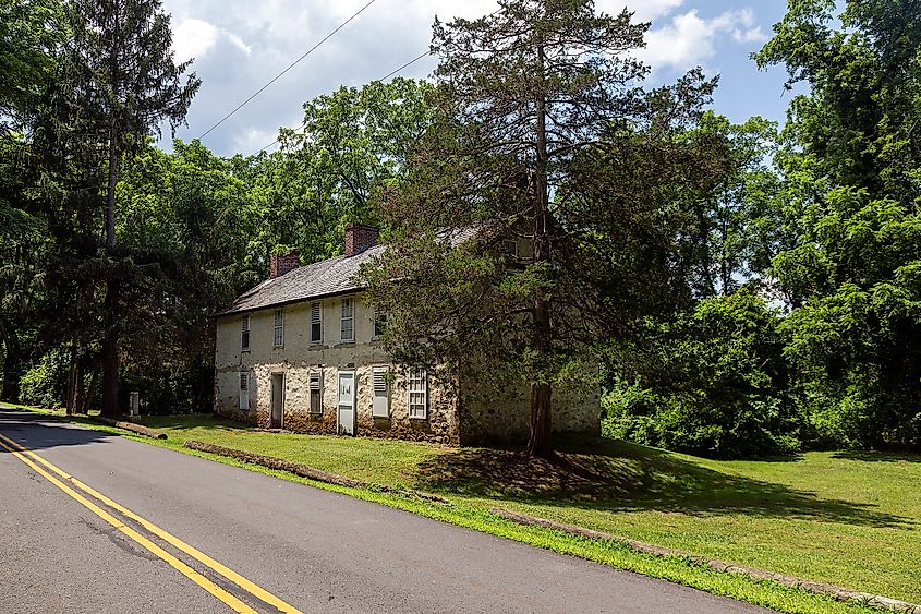 Historic home on Old Mine Road, NJ