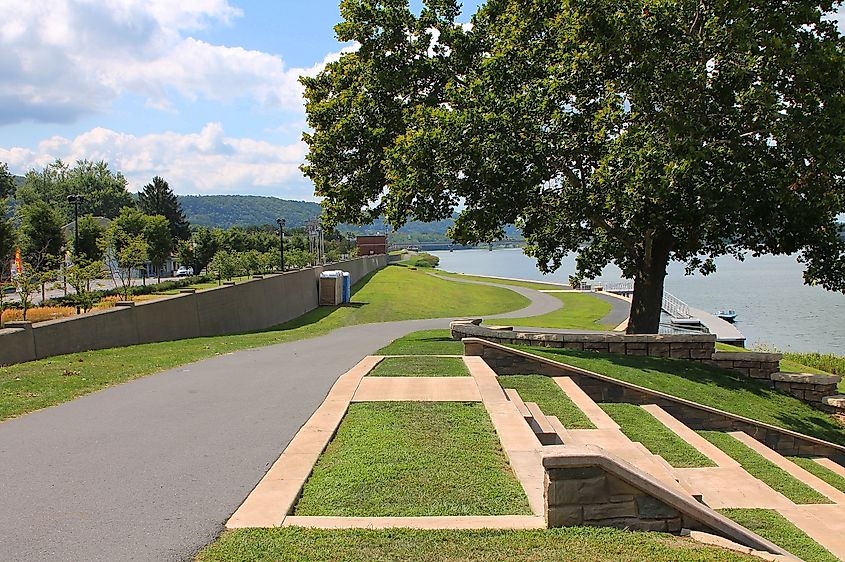 The Front Street Amphitheater in Sunbury, Pennsylvania.