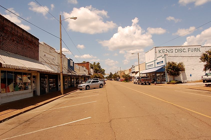 Downtown Belzoni, Mississippi