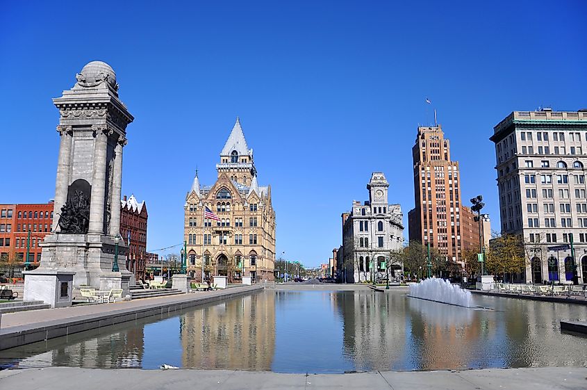 Soldiers and Sailors Monument in Clinton Square, Syracuse (New York)