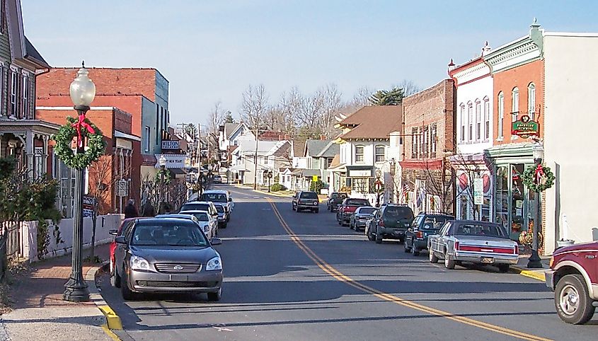 Union Street in Milton, Delaware