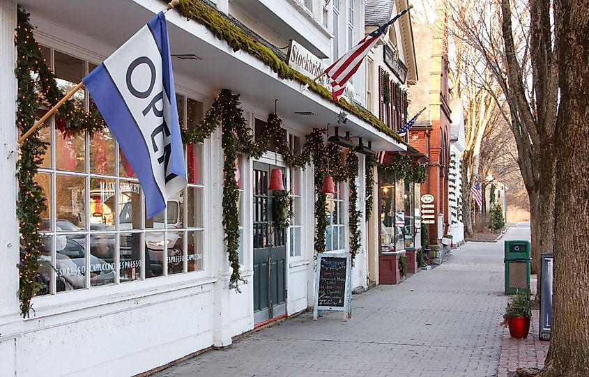 Main Street in Stockbridge, Massachusetts.