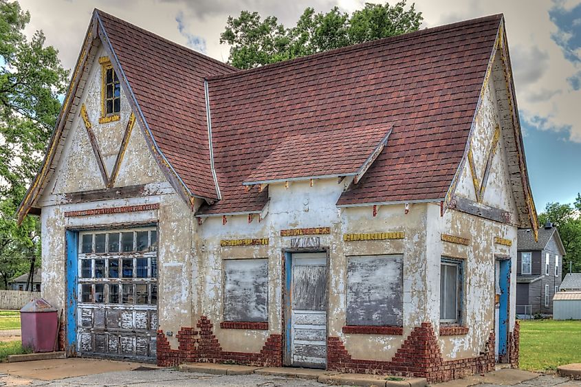 Abandoned building in Salina, Kansas