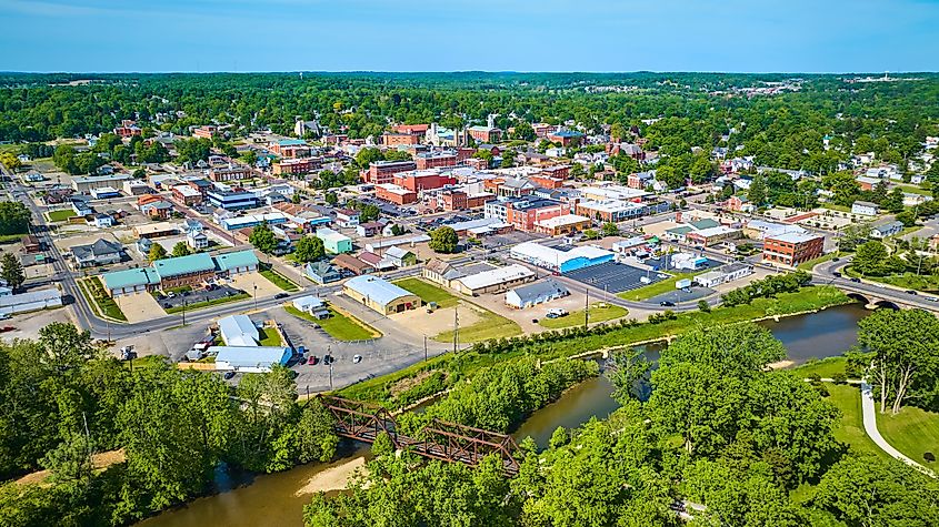 View of Mount Vernon in Ohio.