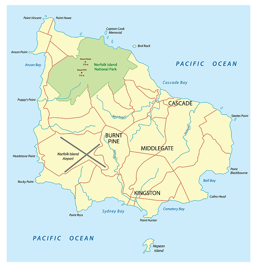 Norfolk Island Maps Facts World Atlas