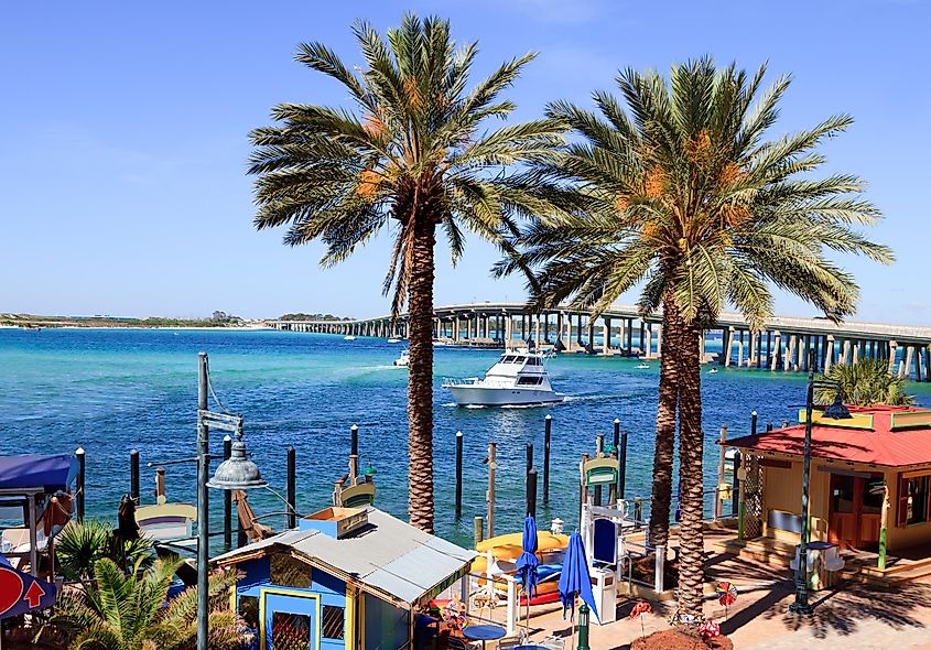 Coastal waters around Destin, Florida