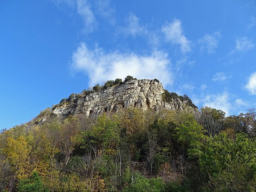 Maiden Rock Bluff State Natural Area near Stockholm, Wisconsin