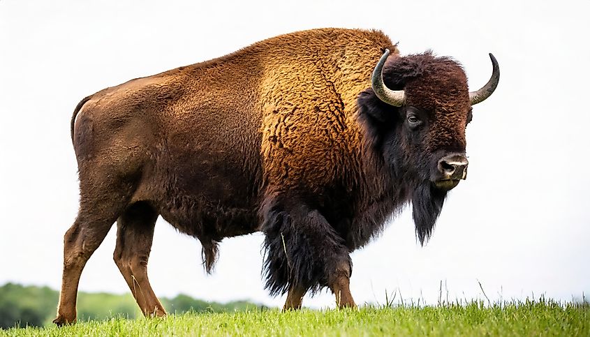 Bison in the wild.