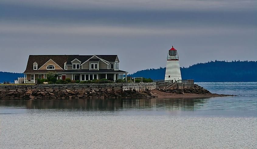 St. Andrews Lighthouse in St. Andrews, New Brunswick.