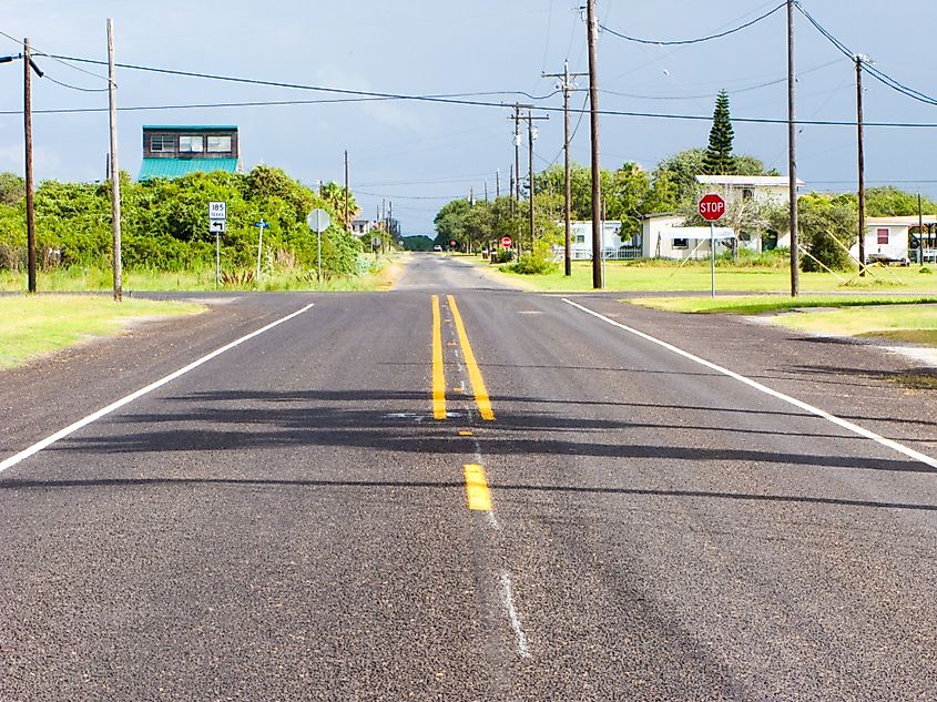 Street view in Port O'Connor, Texas