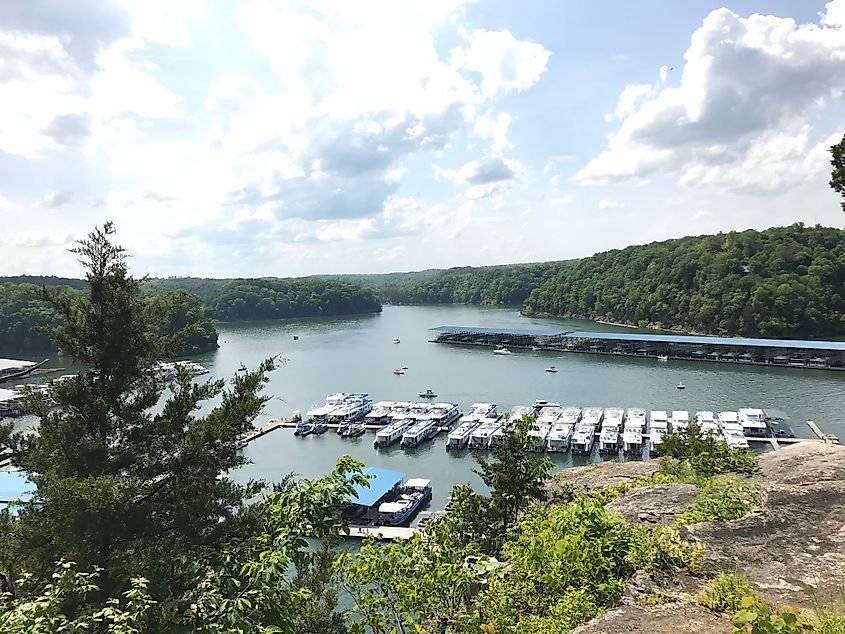 Lake Cumberland is a beautiful summer recreational destination in Kentucky.