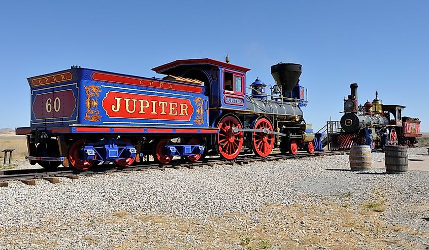 Golden Spike National Historic Park, Promontory Point, Utah.