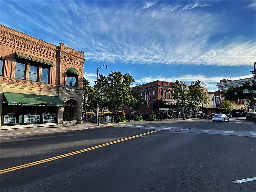 Downtown Walla Walla, Washington.