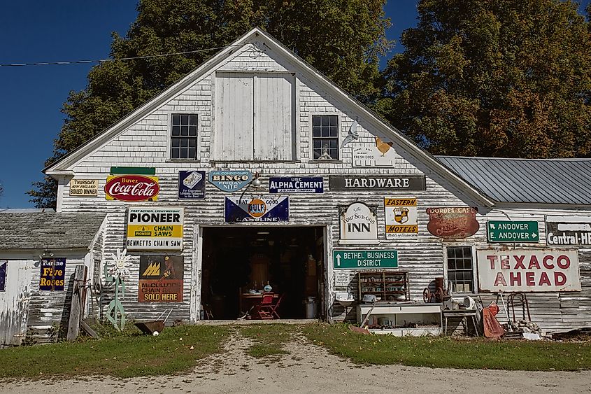 A historic buildings in Bethel, Maine.