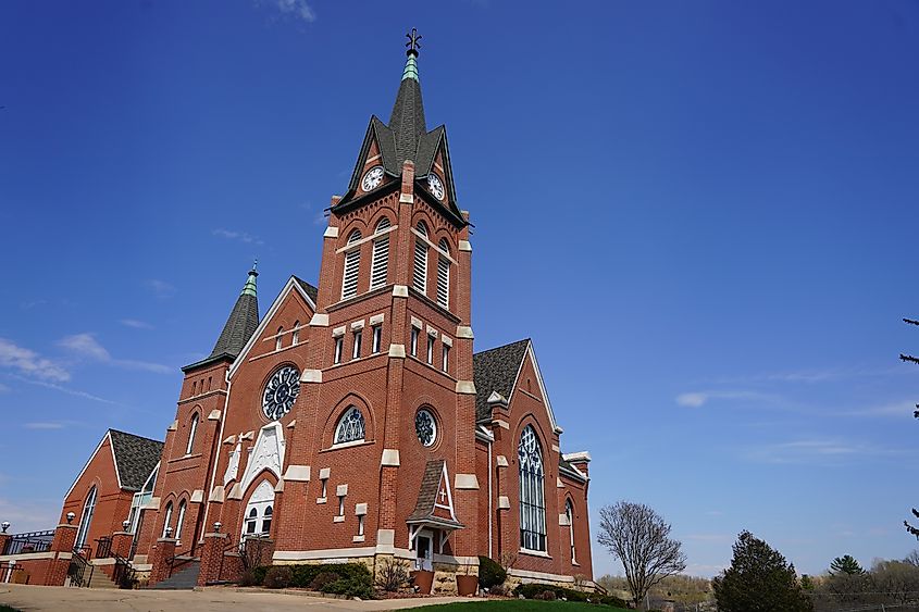 The Swiss United Church of Christ in New Glarus, Wisconsin.