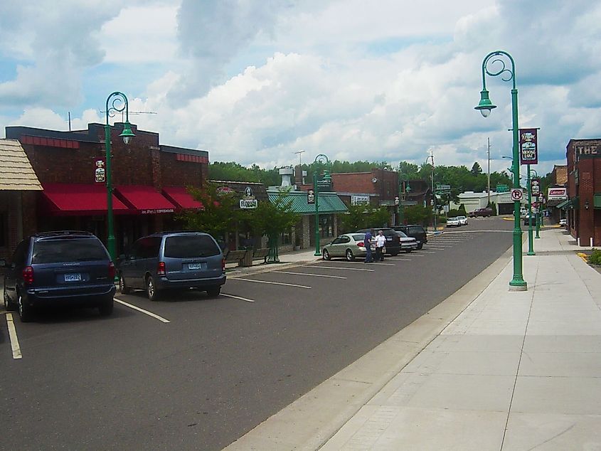 Downtown Moose Lake, Minnesota