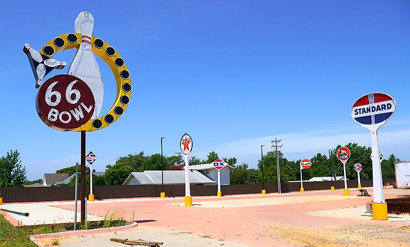 Route 66 Bowl in Tulsa, Oklahoma