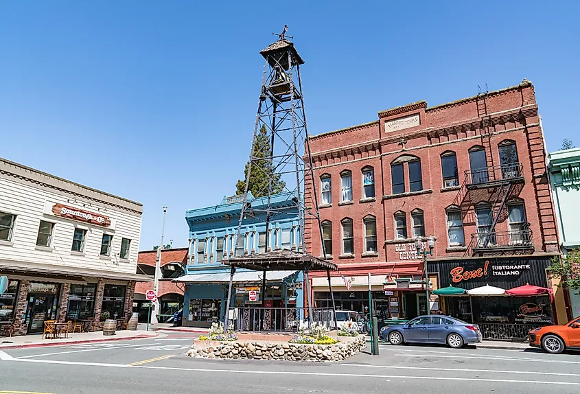 Historic town of Placerville, California.