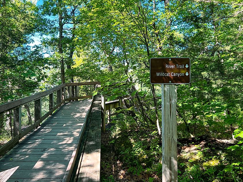 Starved Rock State Park near LaSalle in Illinois.