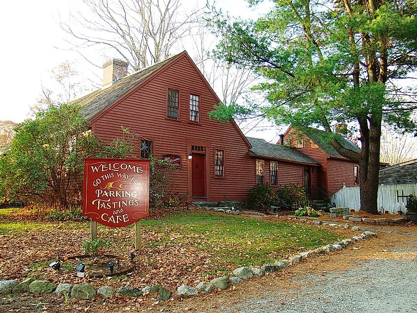 John Palmer House Heritage Trails Winery, Lisbon, Connecticut.