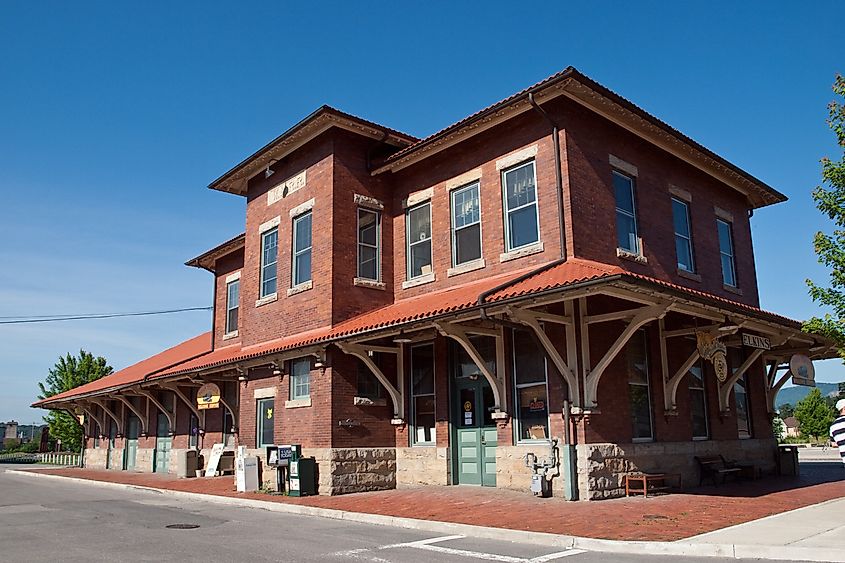 Downtown Elkins, West Virginia.