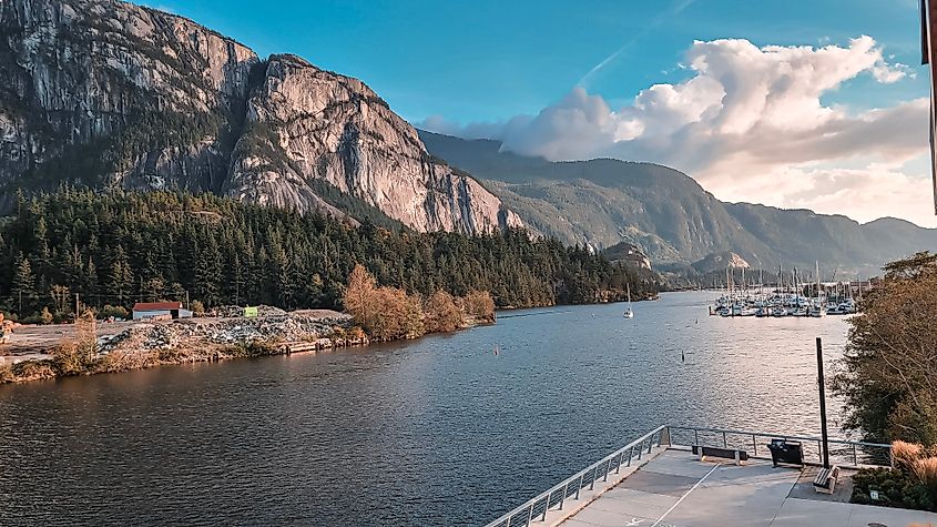 The serene settings of Squamish, British Columbia