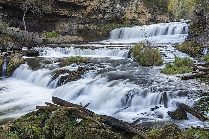 Willow Falls in Wisconsin.