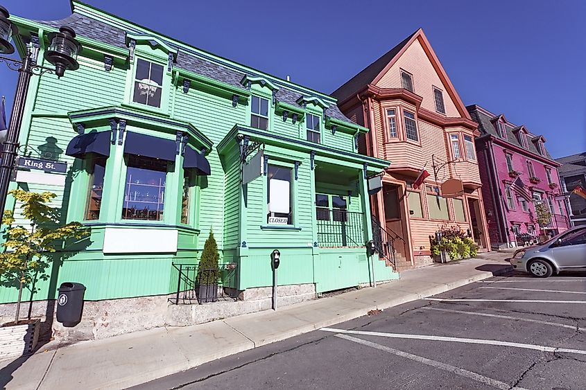 King Street in Lunenburg, Nova Scotia, Canada.