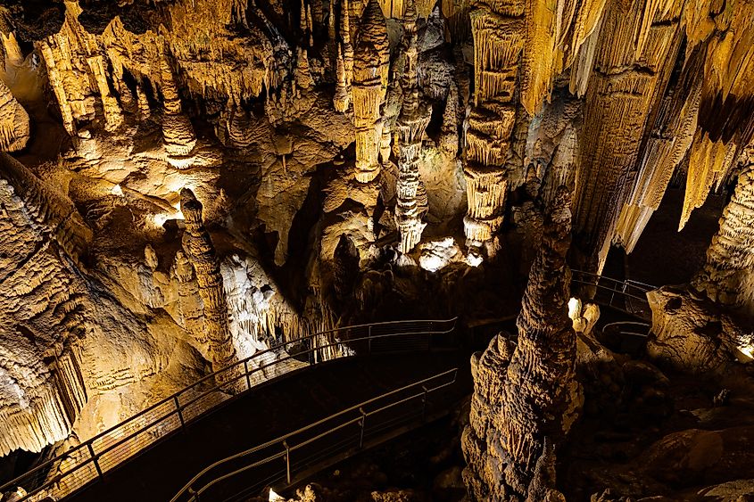 Luray Caverns in Luray, Virginia.