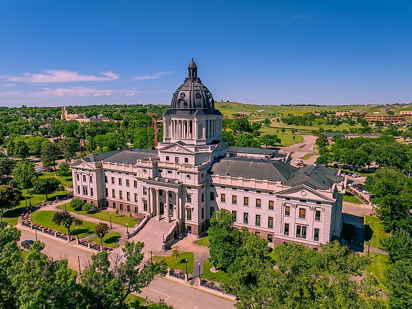 Statehouse in Pierre, North Dakota 