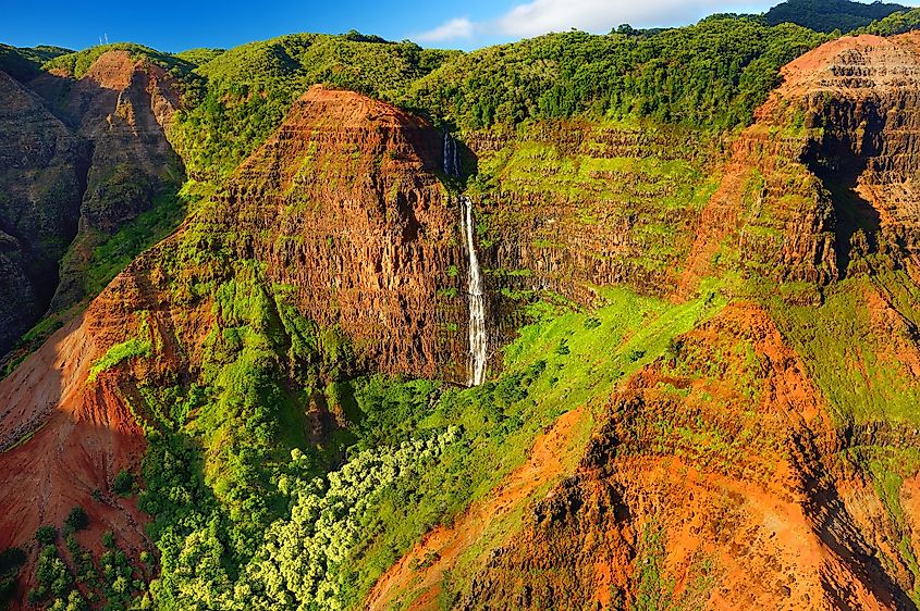 The gorgeous Waimea Canyon in Hawaii.