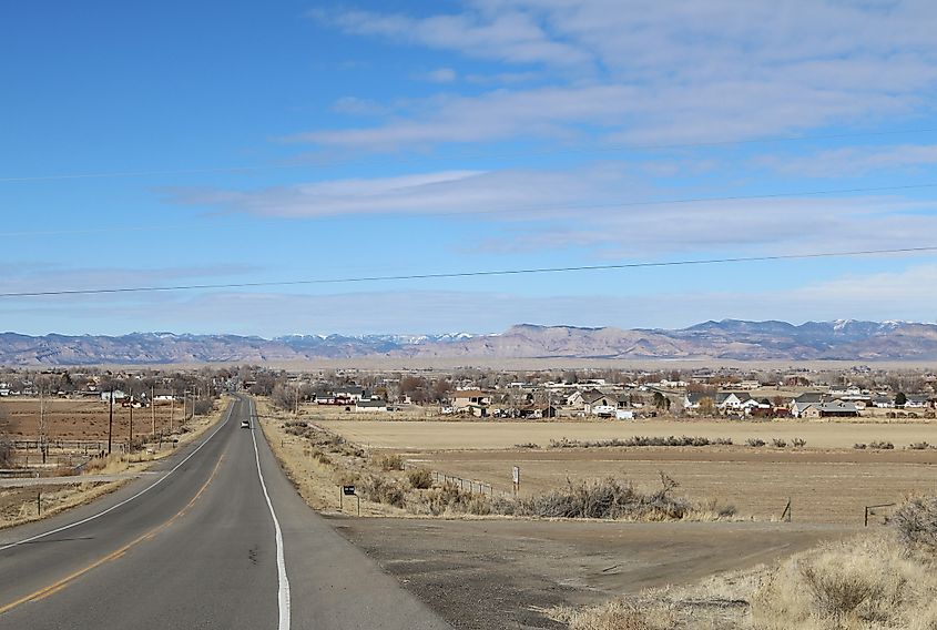 Highway running through Loma, Colorado