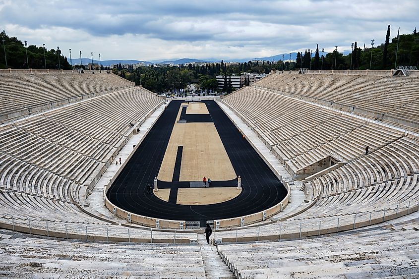 Panathenaic Stadium, the venue of the first modern Olympics in 1896 in Greece