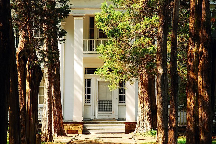 Rowan Oak, William Faulkner's Home in Oxford, Mississippi. Editorial credit: James Kirkikis / Shutterstock.com