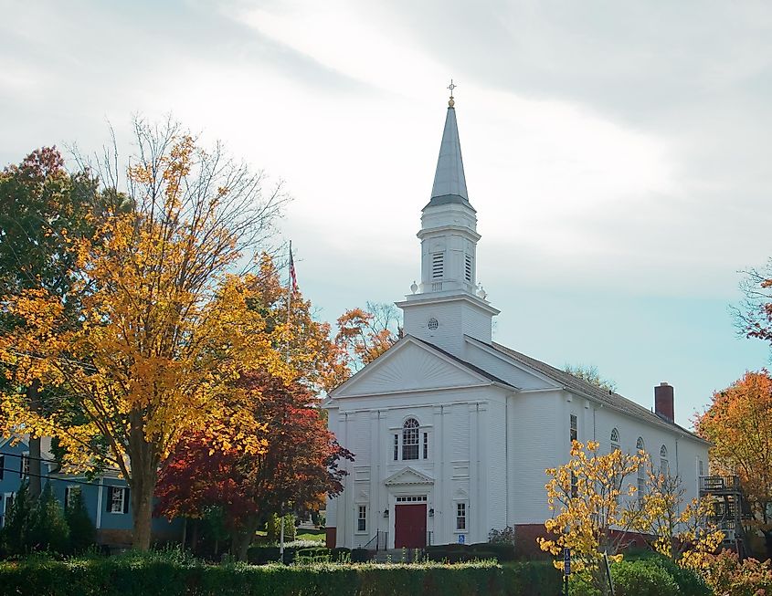 First baptist church at Hingham, Massachusetts.